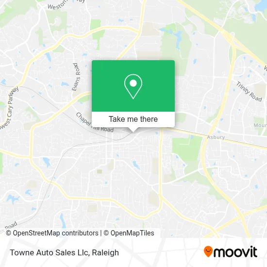Towne Auto Sales Llc map