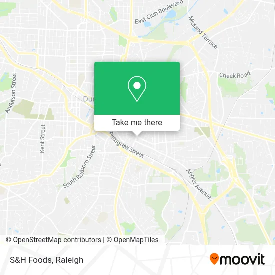 S&H Foods map