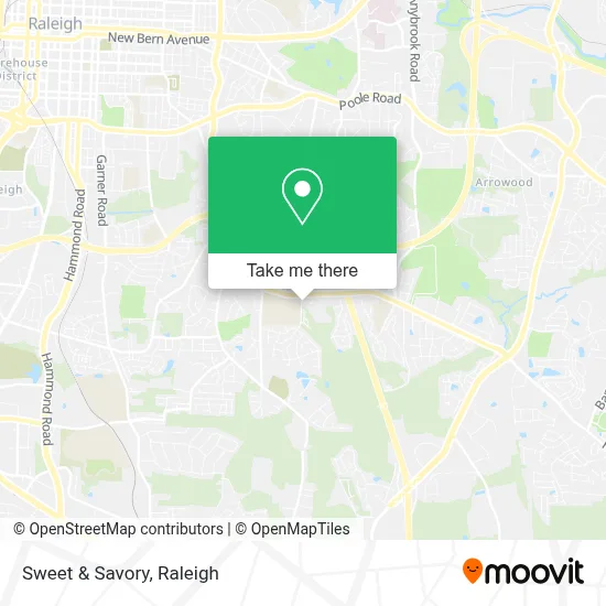 Sweet & Savory map