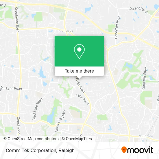 Comm Tek Corporation map