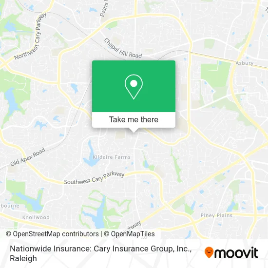 Nationwide Insurance: Cary Insurance Group, Inc. map