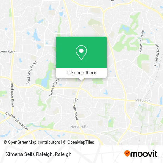 Ximena Sells Raleigh map
