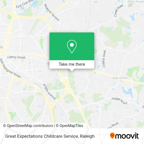 Great Expectations Childcare Service map