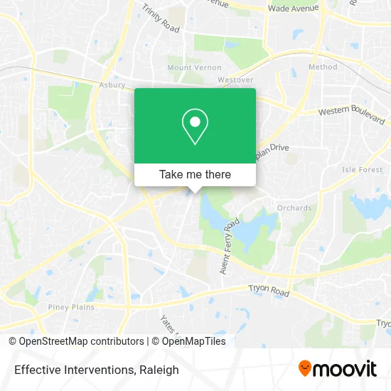 Effective Interventions map