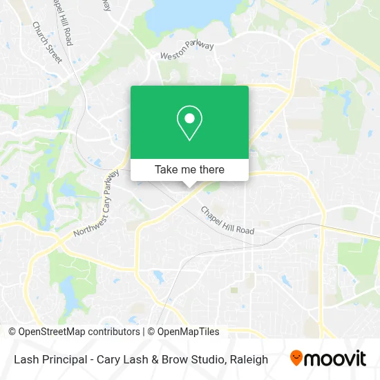 Lash Principal - Cary Lash & Brow Studio map