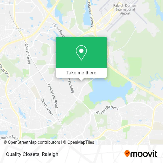 Quality Closets map