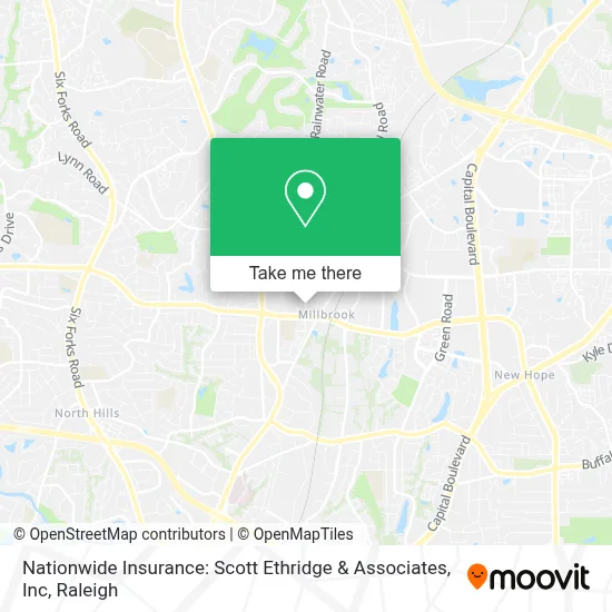 Nationwide Insurance: Scott Ethridge & Associates, Inc map