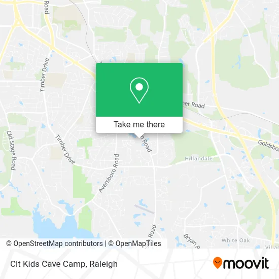 Clt Kids Cave Camp map
