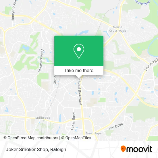 Joker Smoker Shop map