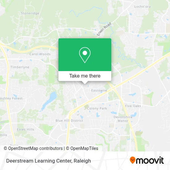 Deerstream Learning Center map
