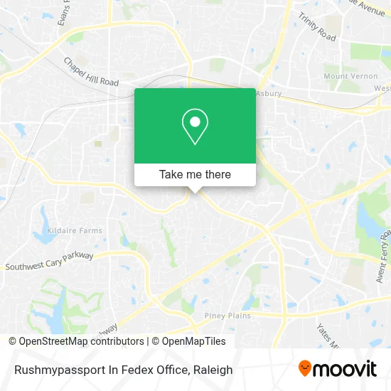 Rushmypassport In Fedex Office map