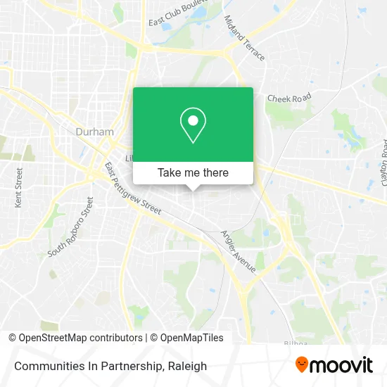 Communities In Partnership map