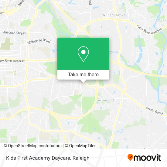 Kids First Academy Daycare map