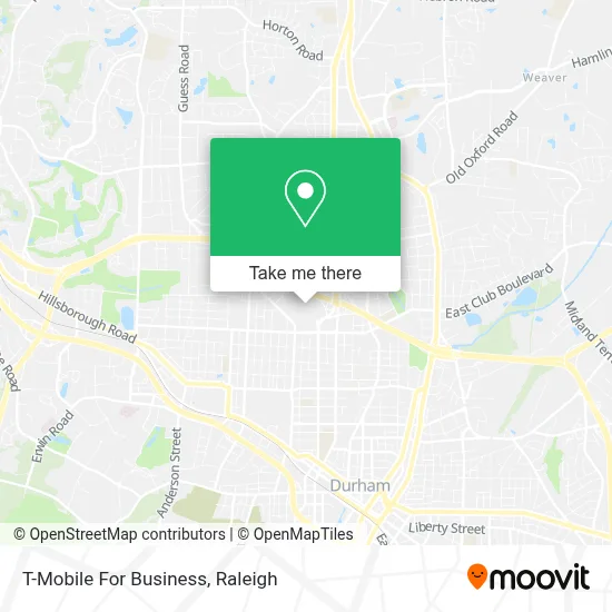 T-Mobile For Business map