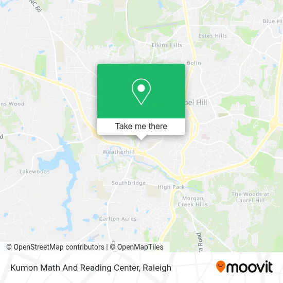 Kumon Math And Reading Center map