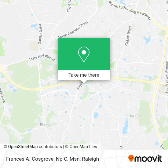 Frances A. Cosgrove, Np-C, Msn map
