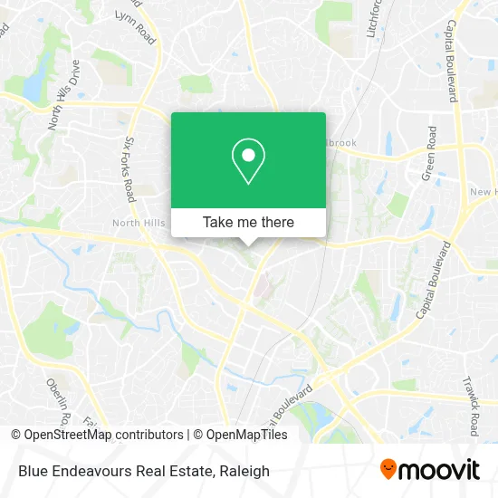 Blue Endeavours Real Estate map
