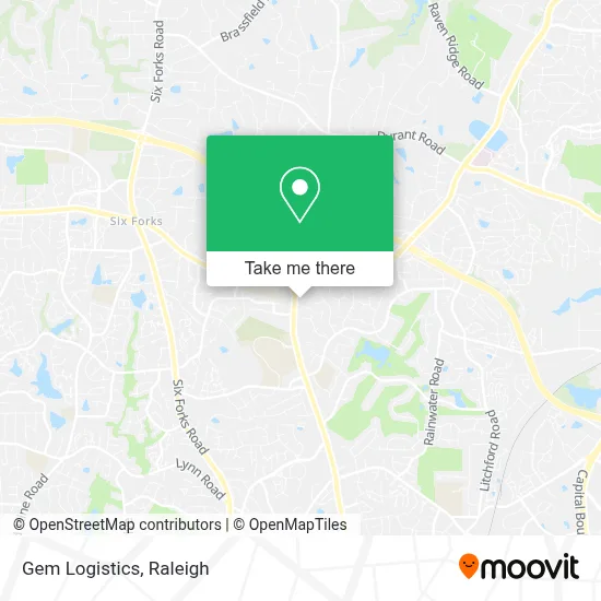 Gem Logistics map