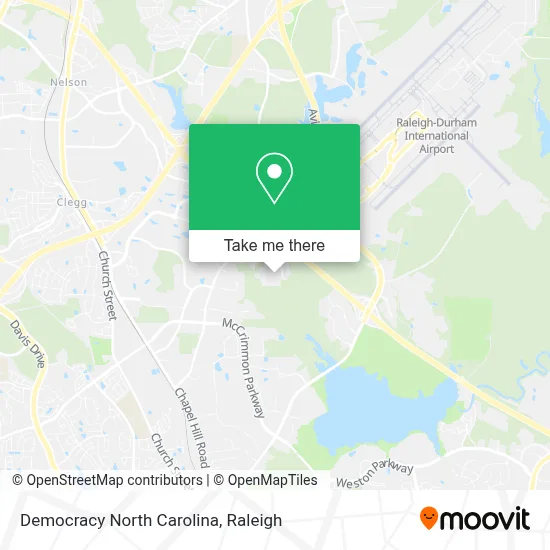 Democracy North Carolina map