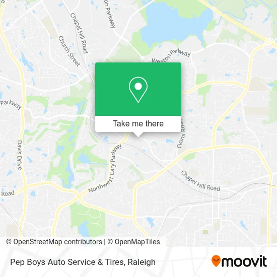Pep Boys Auto Service & Tires map