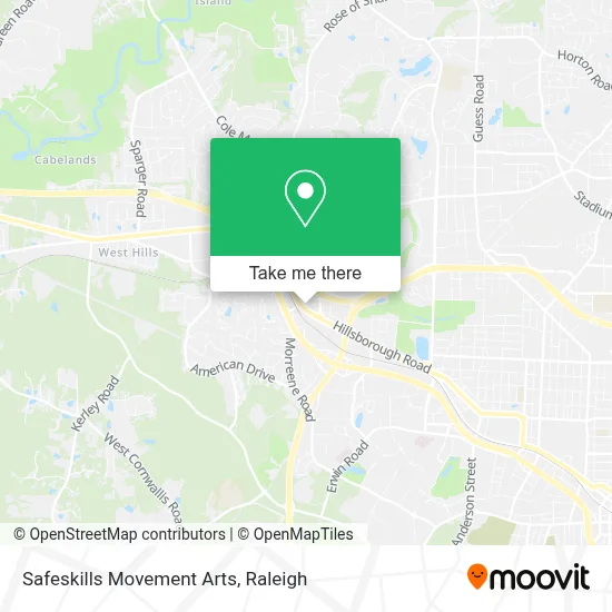 Safeskills Movement Arts map
