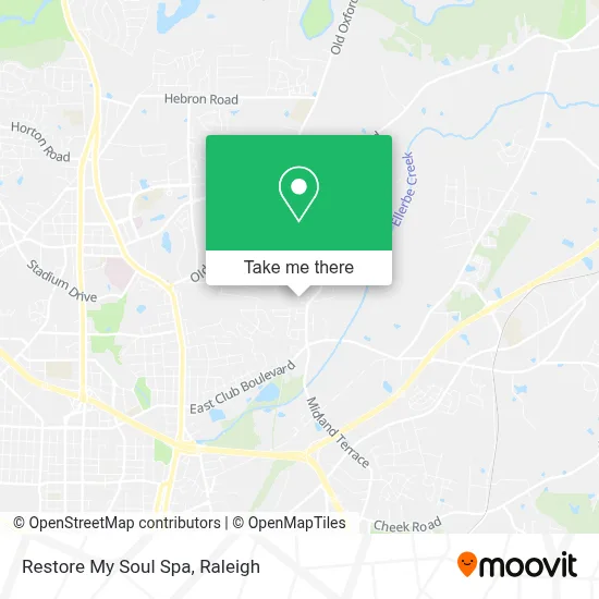 Restore My Soul Spa map