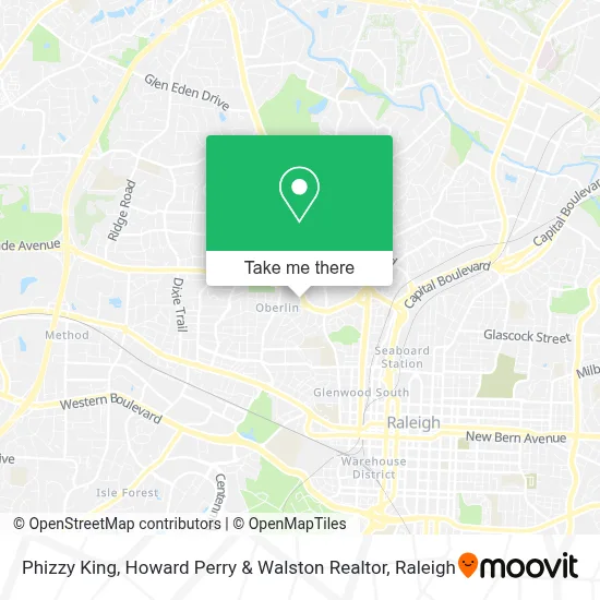 Phizzy King, Howard Perry & Walston Realtor map