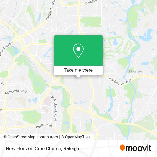 New Horizon Cme Church map