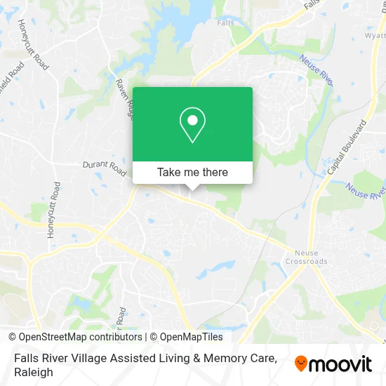 Falls River Village Assisted Living & Memory Care map