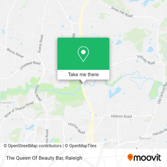 The Queen Of Beauty Bar map