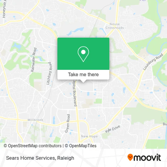 Sears Home Services map