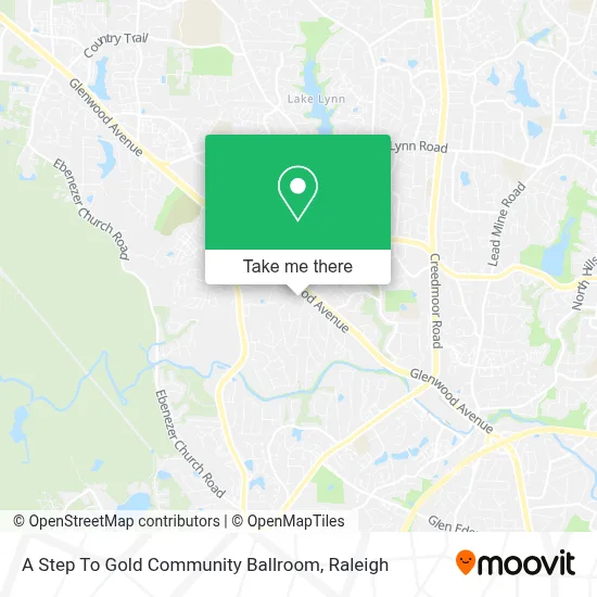 A Step To Gold Community Ballroom map