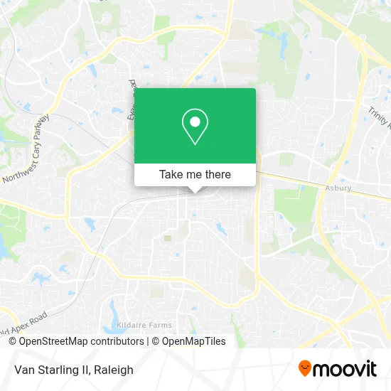 Van Starling II map