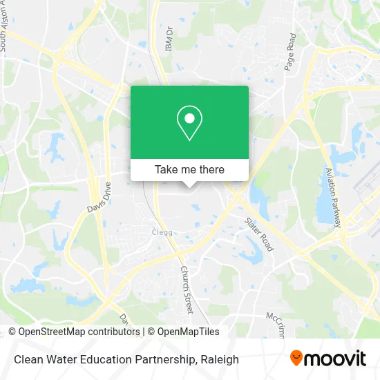 Clean Water Education Partnership map