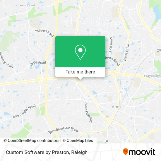 Custom Software by Preston map