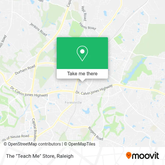 Mapa de The "Teach Me" Store