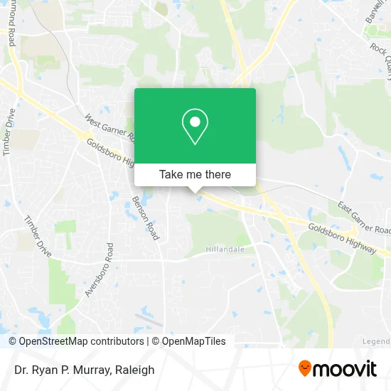 Dr. Ryan P. Murray map