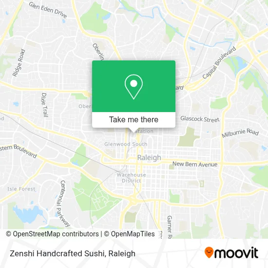 Zenshi Handcrafted Sushi map