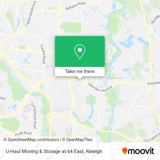 U-Haul Moving & Storage at 64 East map