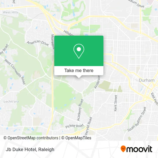Jb Duke Hotel map