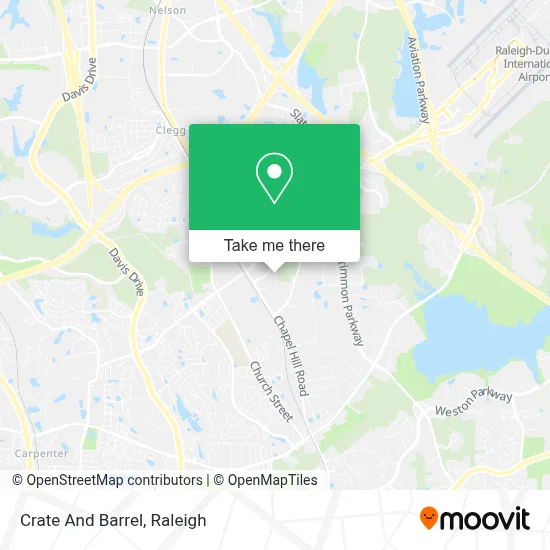 Crate And Barrel map