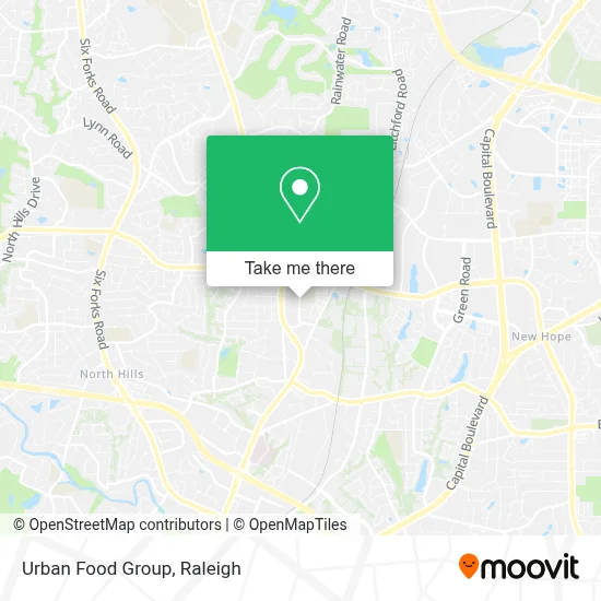 Urban Food Group map