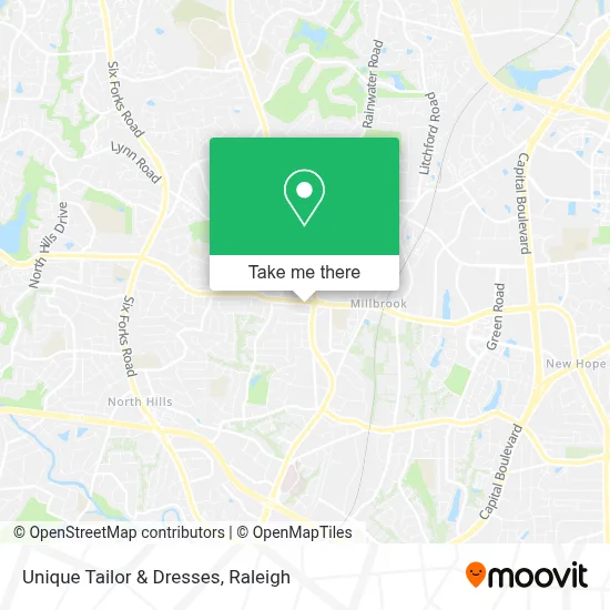 Unique Tailor & Dresses map
