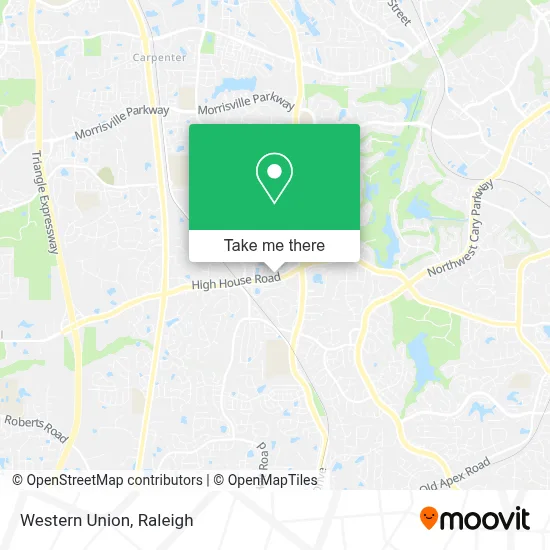 Western Union map