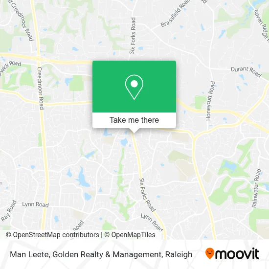 Man Leete, Golden Realty & Management map
