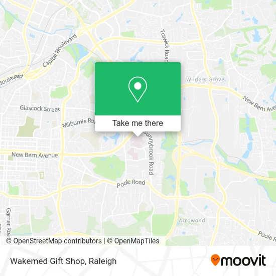 Wakemed Gift Shop map