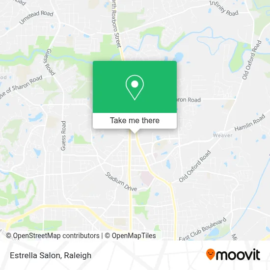 Estrella Salon map