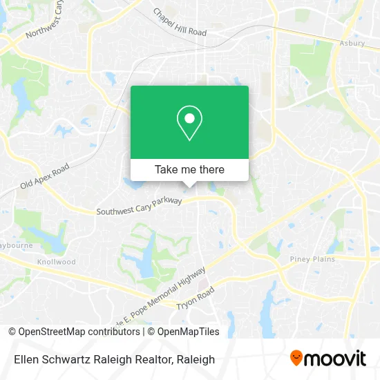 Ellen Schwartz Raleigh Realtor map