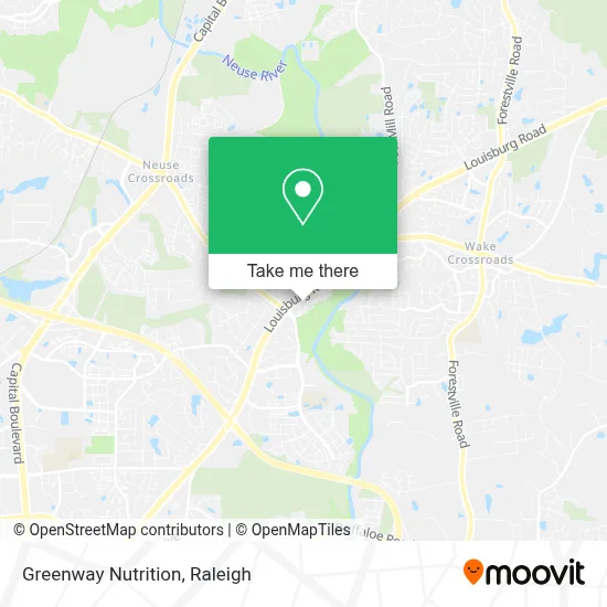 Greenway Nutrition map
