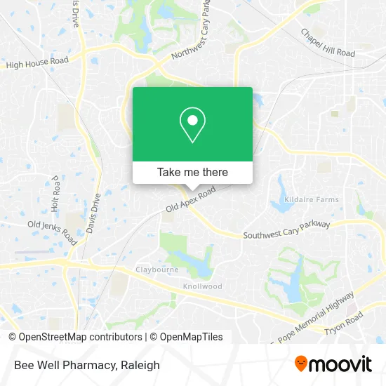Bee Well Pharmacy map